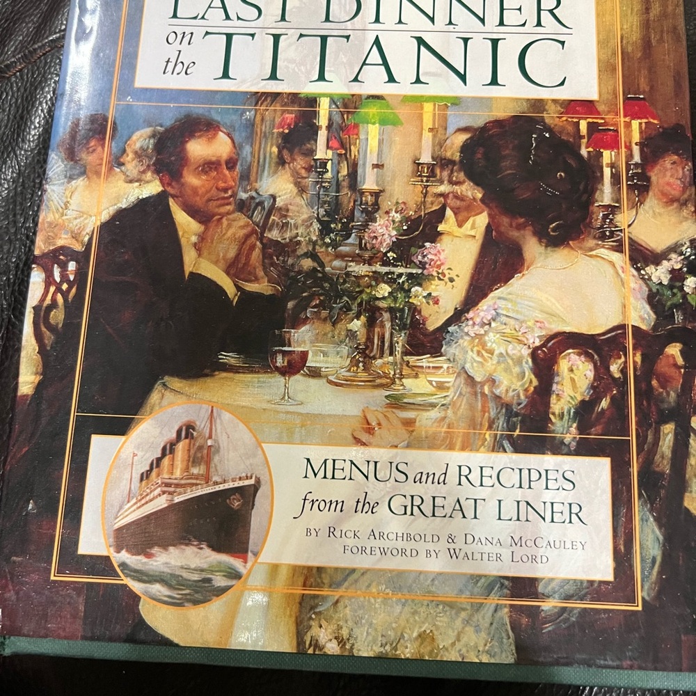Last Dinner on the Titanic Book
